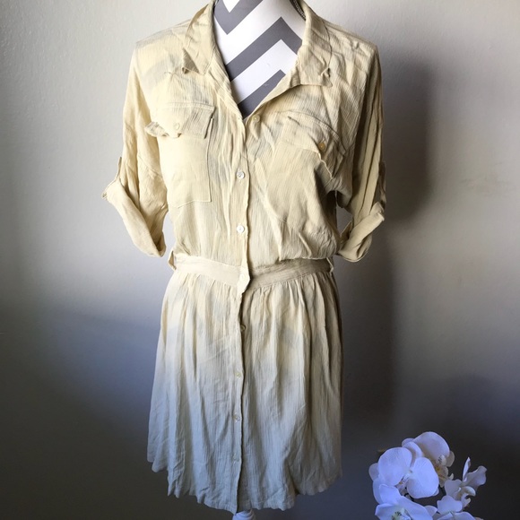 Cleobella Yellow mini Dress Size S Revolve Anthro - Picture 2 of 4